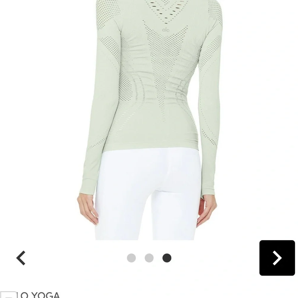 ALO Yoga Seamless Long-Sleeve Top - Mint